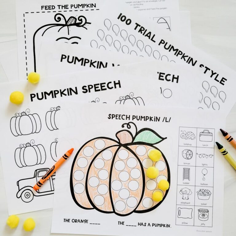 10 Fun And Easy Fall Speech Therapy Ideas For Preschool Busy Bee 