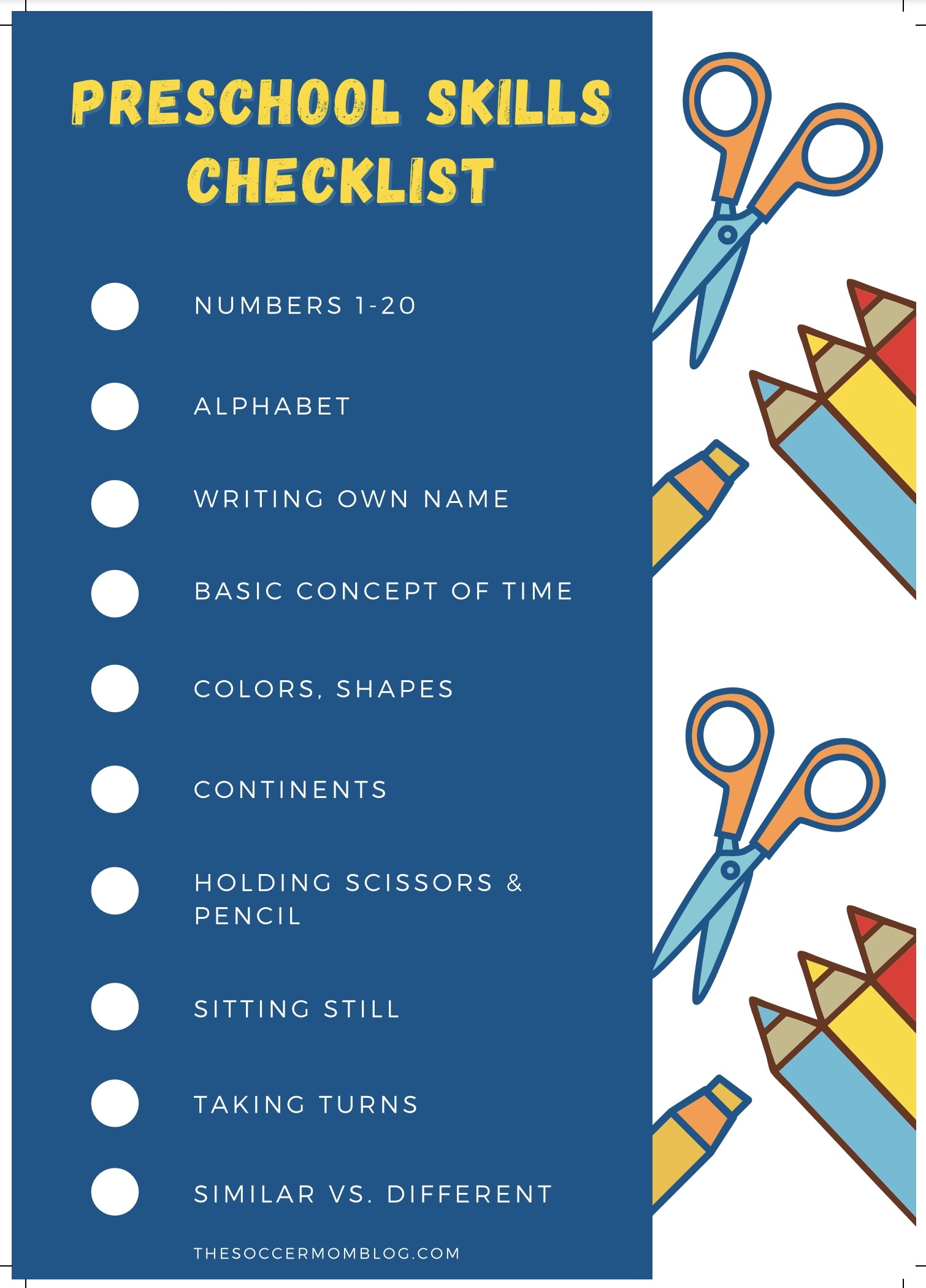 10 Skills Kids Should Learn In Preschool