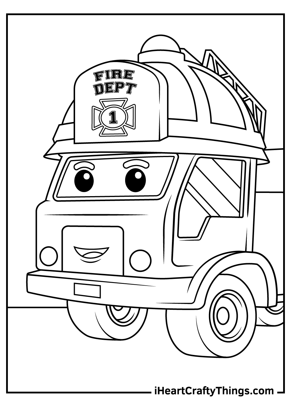 15 Fire Department Coloring Pages 100 Free Printables