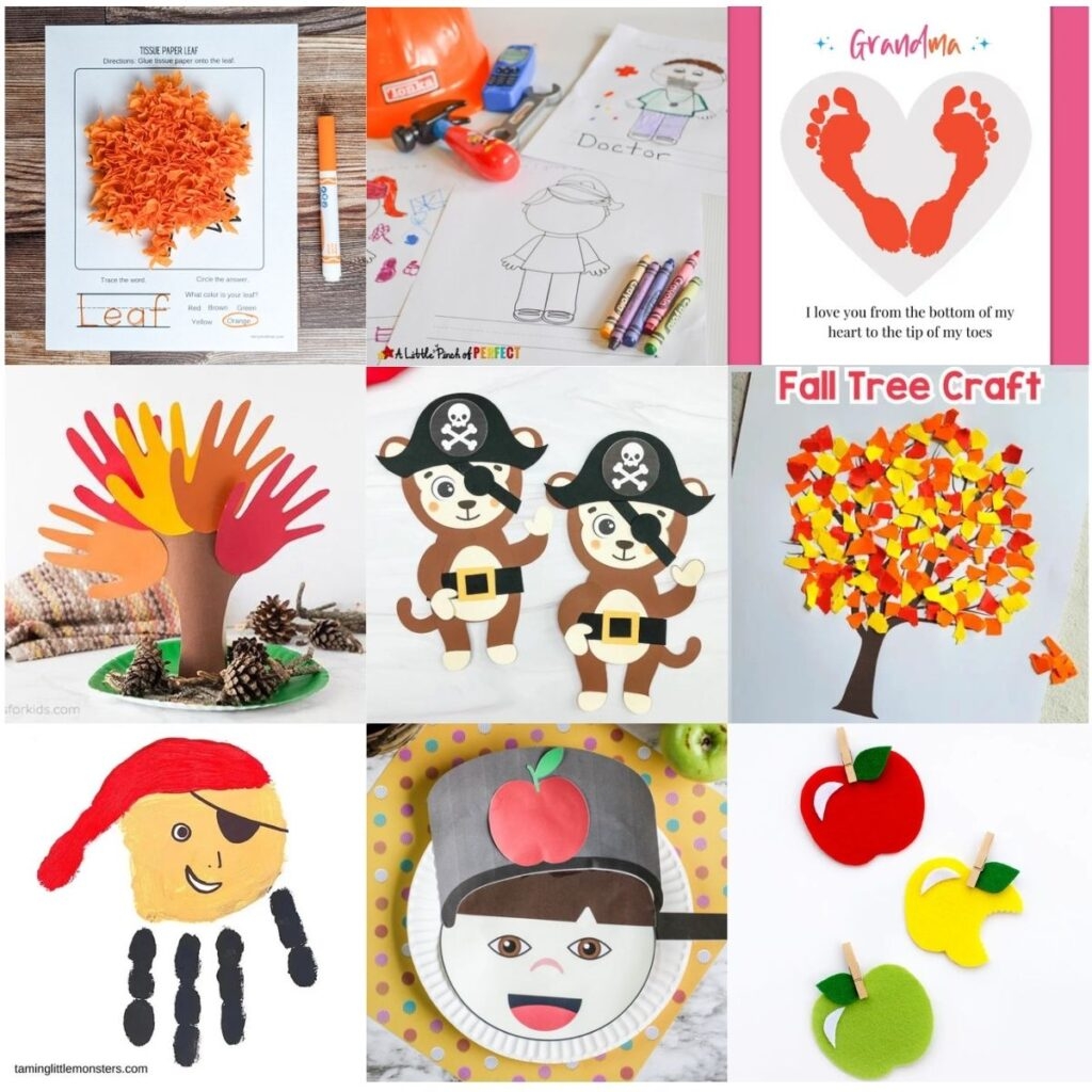 Printable September Clipart For Preschool