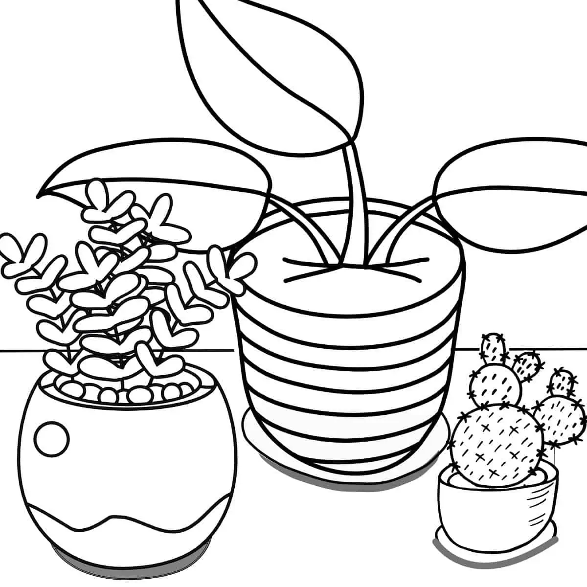 Printable Plant Coloring Sheets For Preschoolers