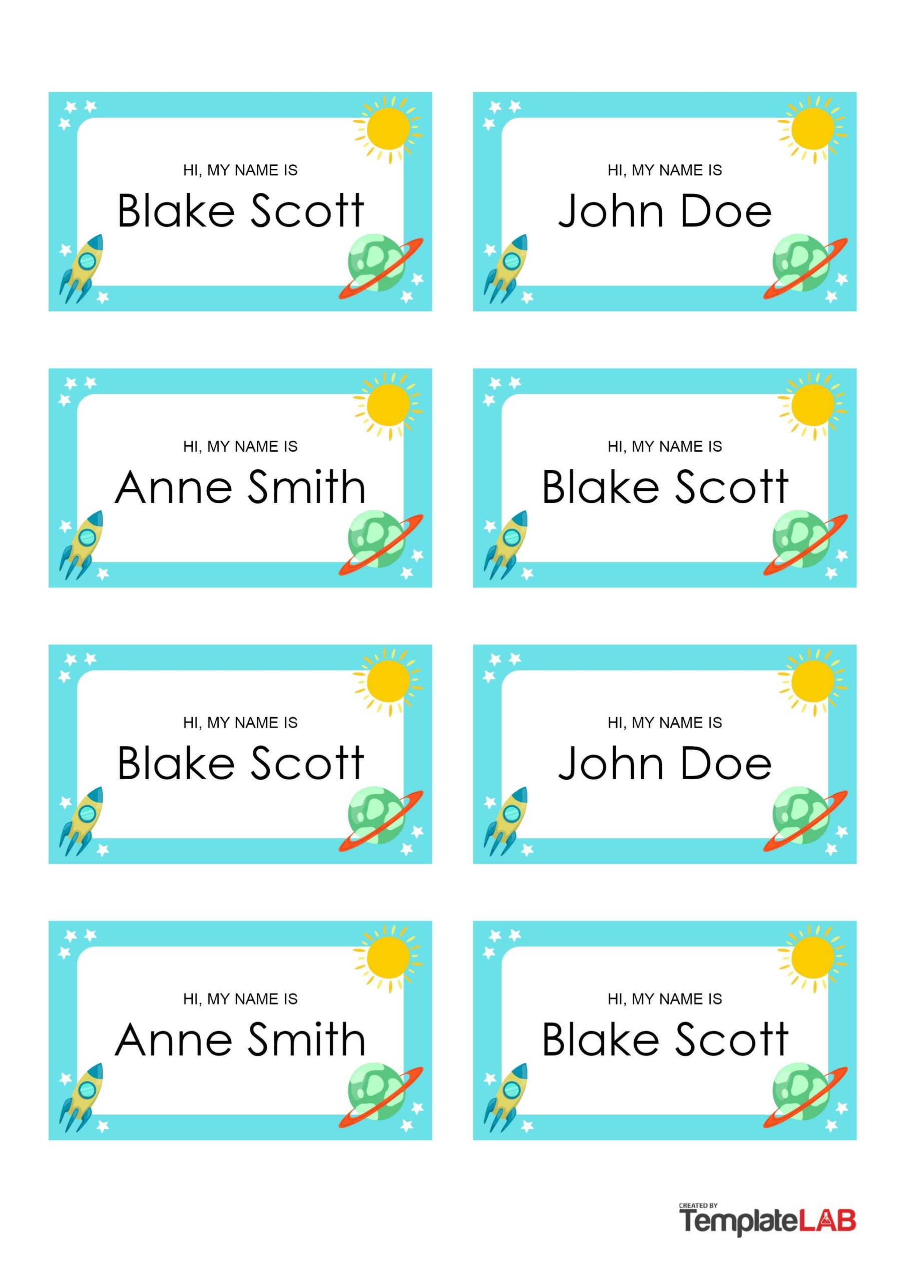 19 Editable Name Tag U0026 Name Badge Templates Free Worksheets Library