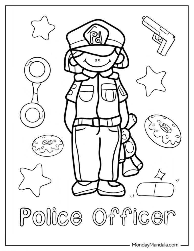 20 Community Helpers Coloring Pages Free Printables 