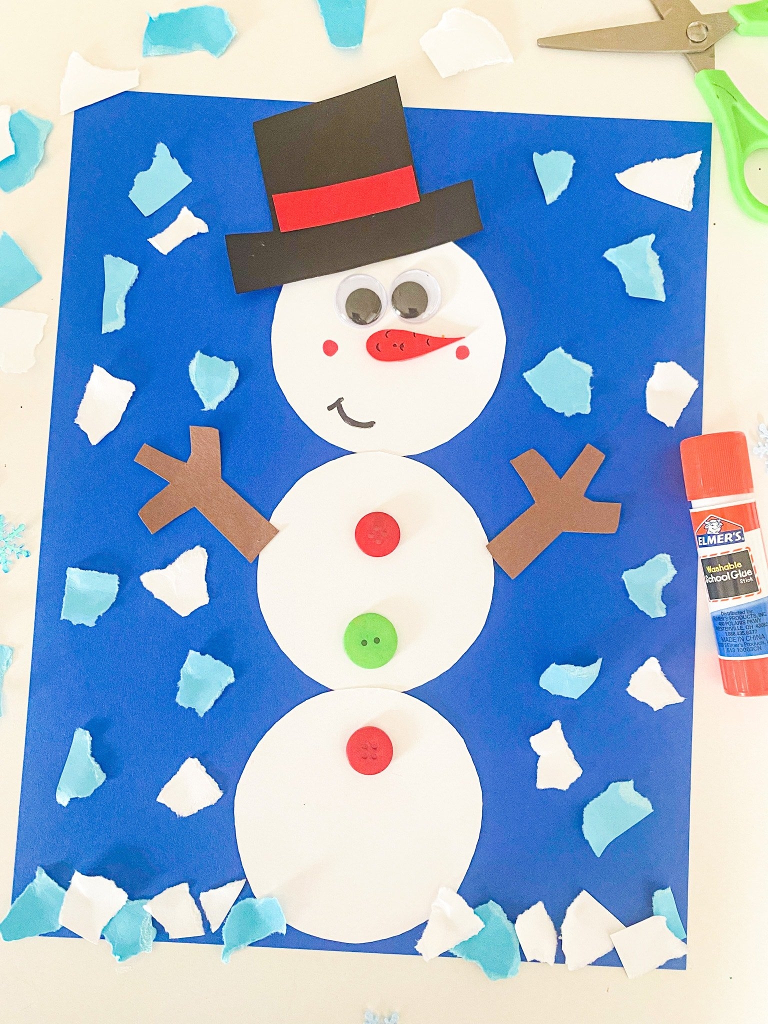 20 EASY Snowman Crafts For Toddlers 2025 ABCDee Learning