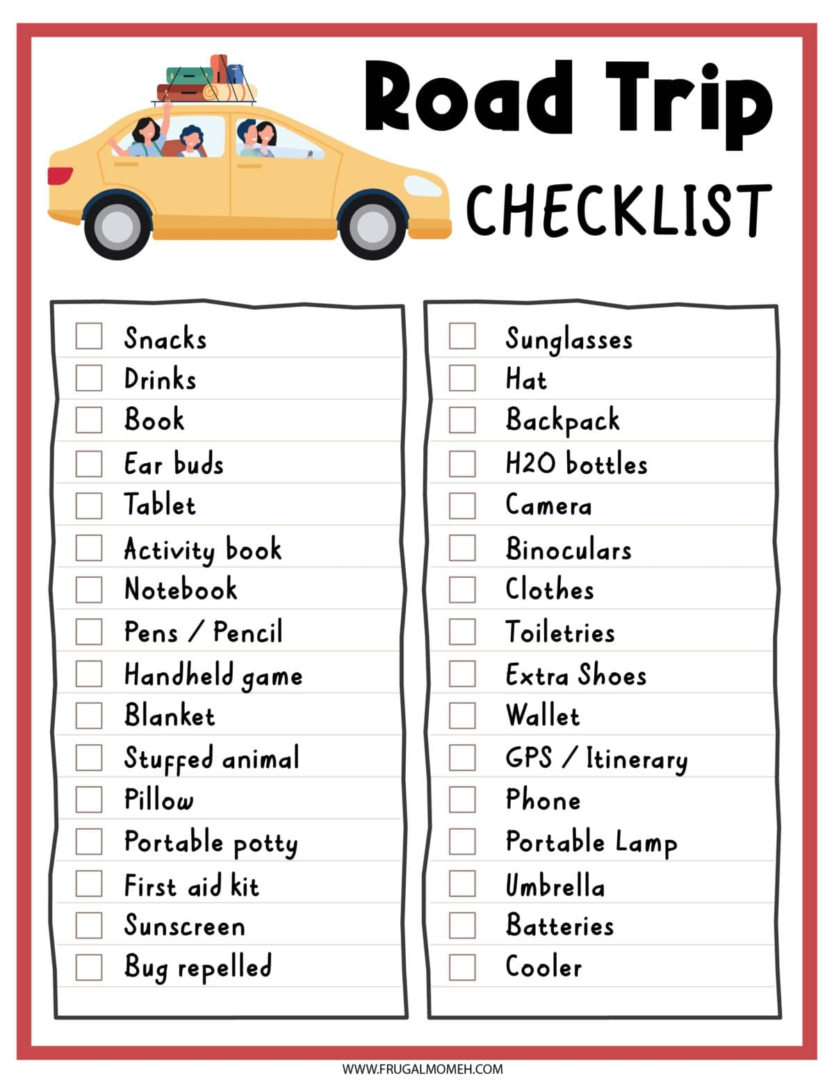 21 Super Fun Road Trip Activities For Kids Frugal Mom Eh