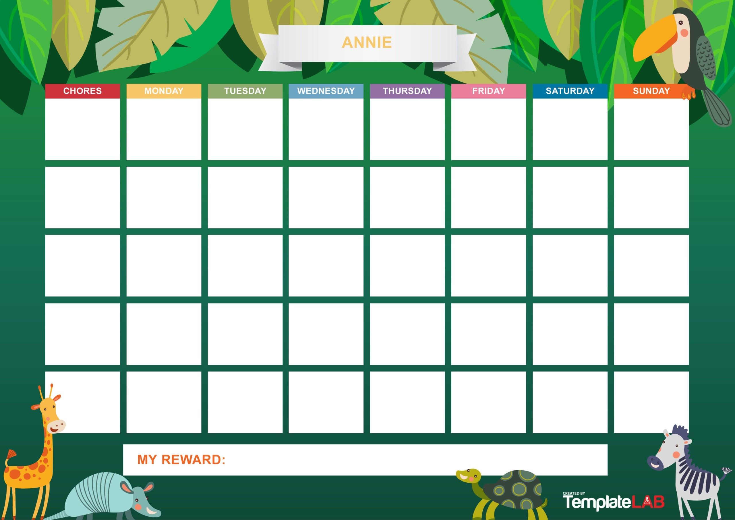 Printable Sticker Charts For Preschool
