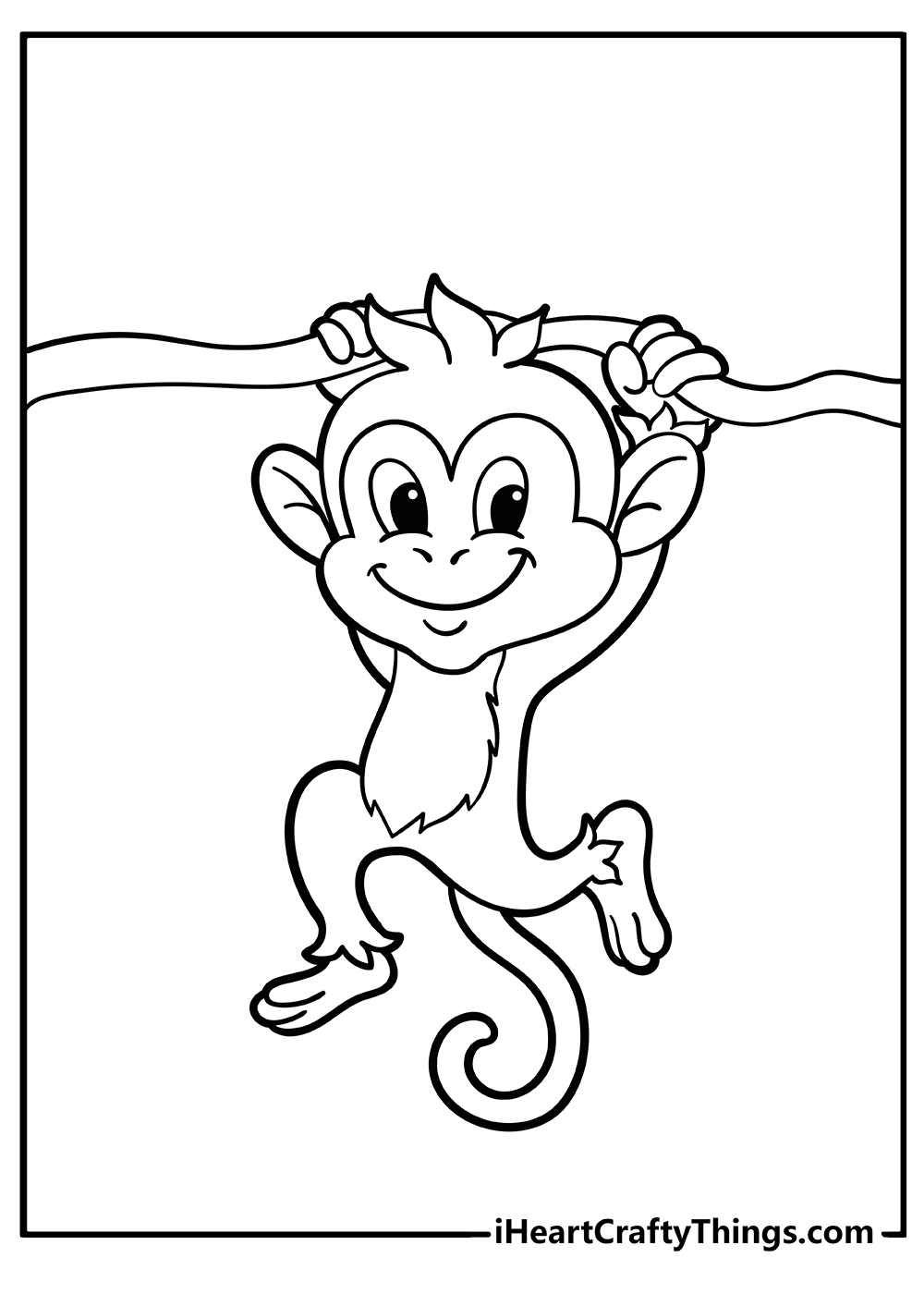 25 Monkey Coloring Pages 100 Free Printables