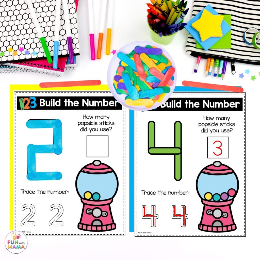 26 Number Activities For Preschoolers Fun With Mama