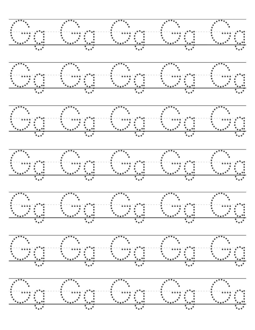 26 Printable Worksheets Trace The Letters Uppercase Lowercase A
