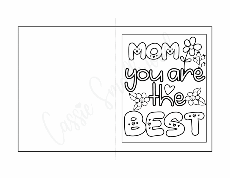 26 Unique Printable Mother s Day Cards To Color PDF Cassie Smallwood