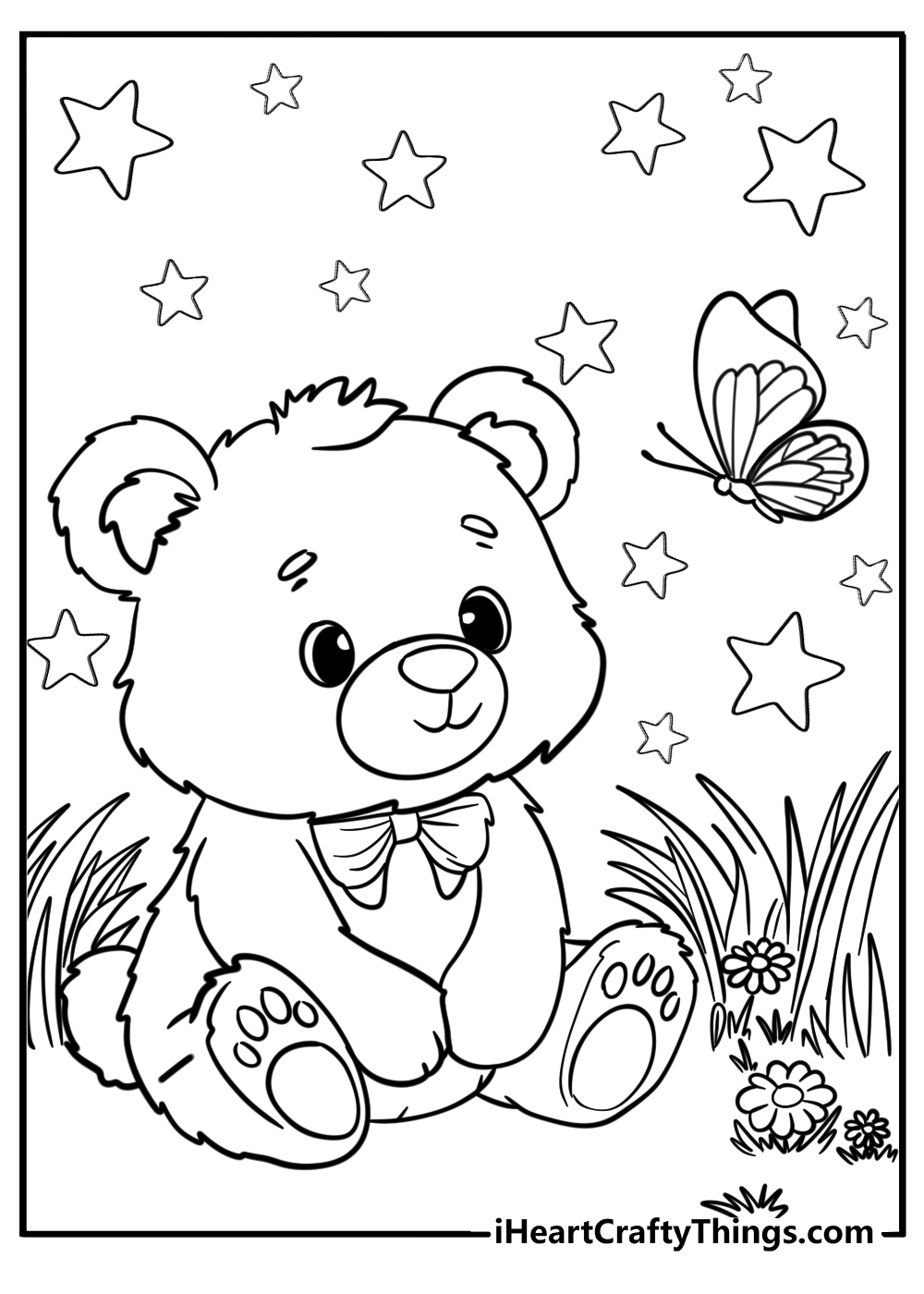 Printable Preschool Color Pages Of Bears