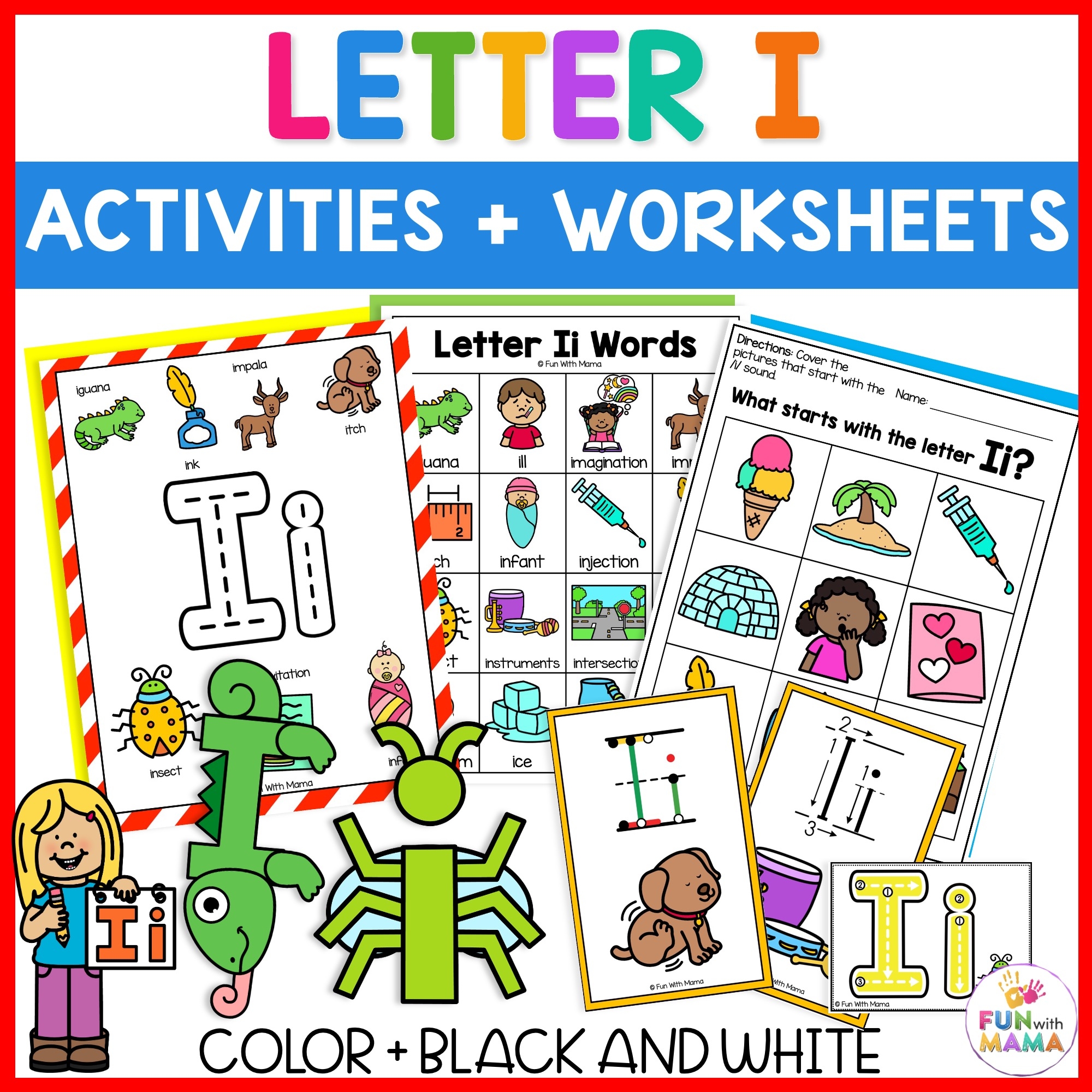 30 Letter I Activities Fun With Mama