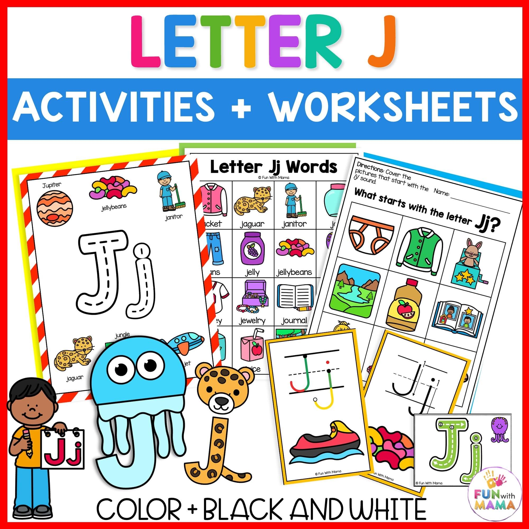 Printable Preschool Worksheets Letter J