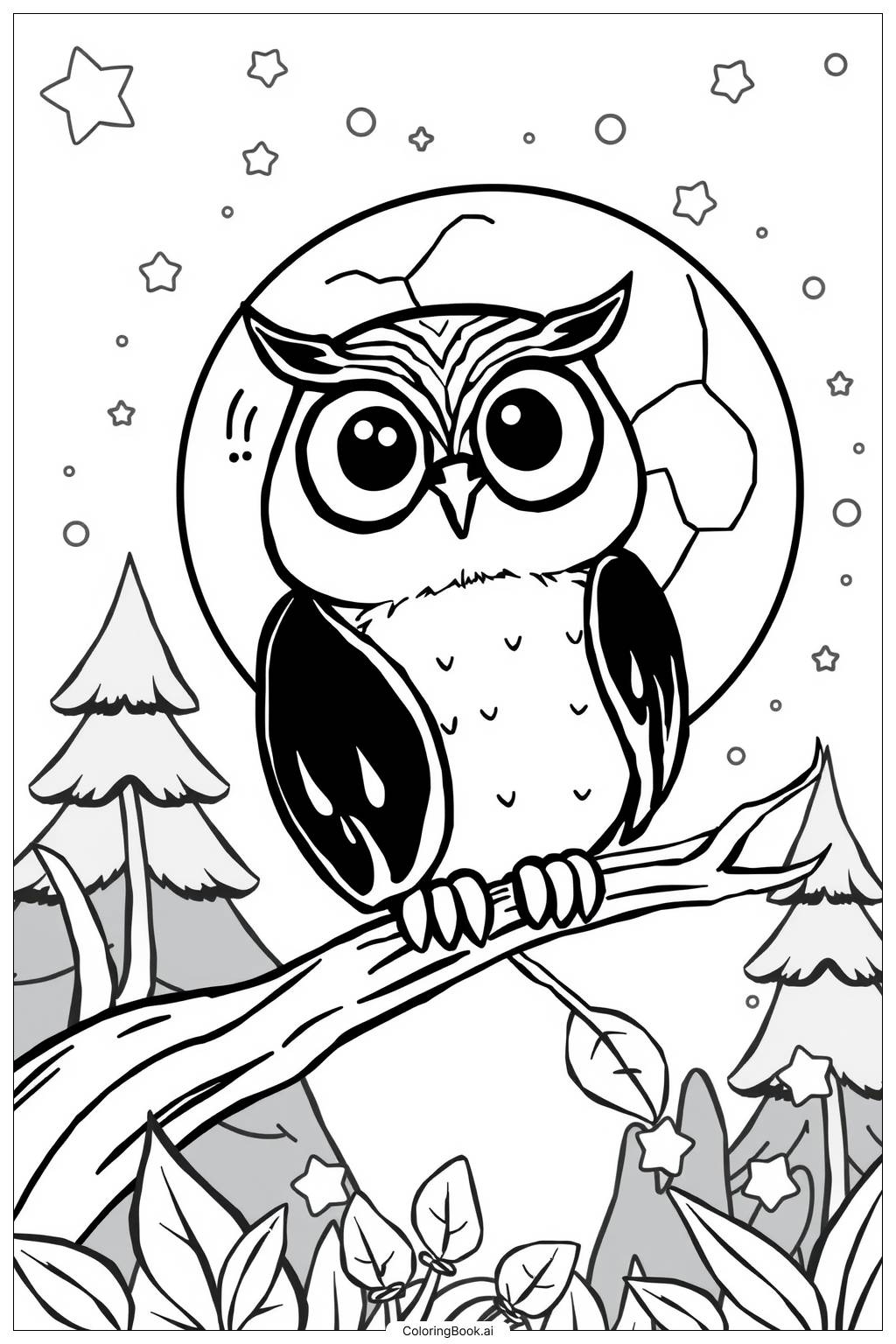 44 Owl Coloring Pages Free PDF U0026 PNG Printables 