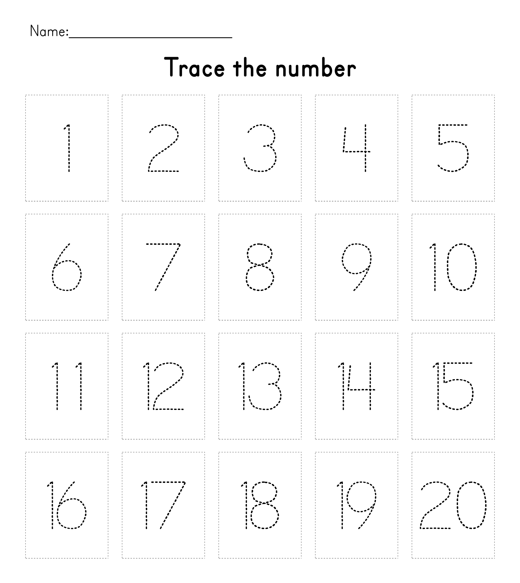 Free Printables Preschool Worksheets