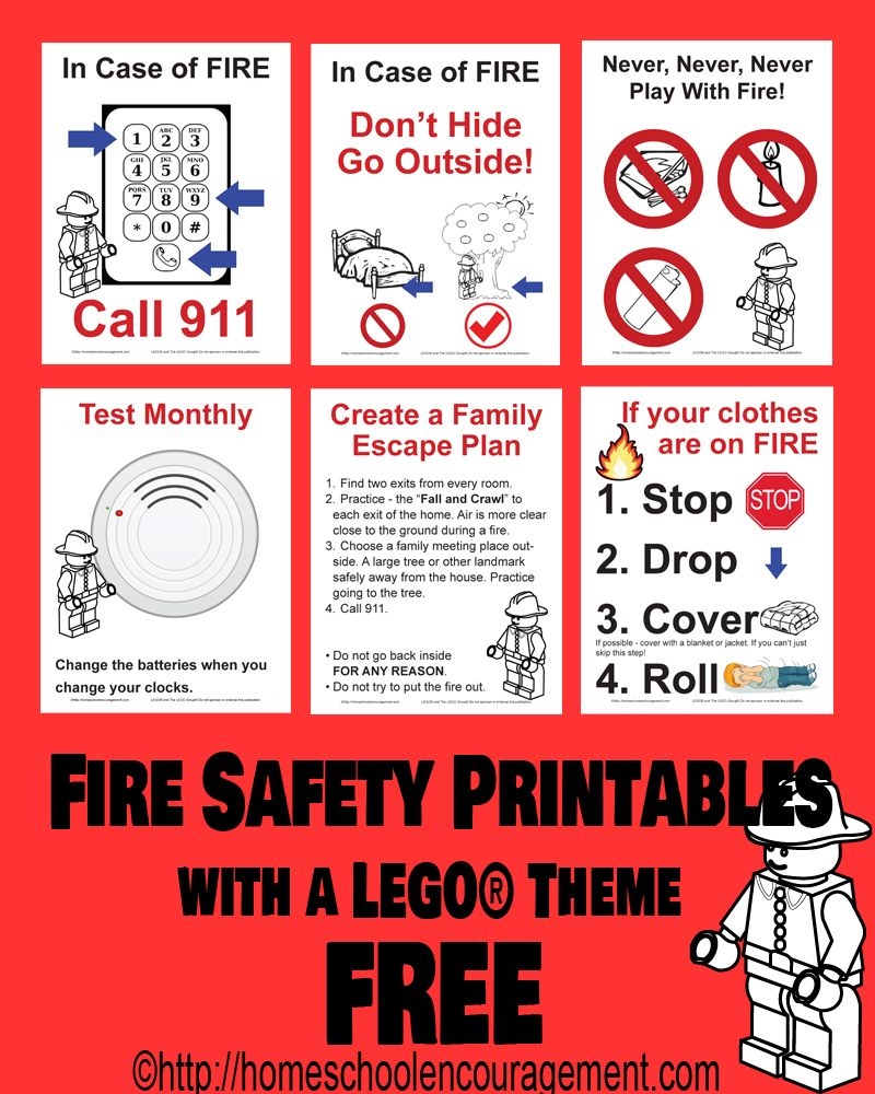 Printable Preschool 911 Poster