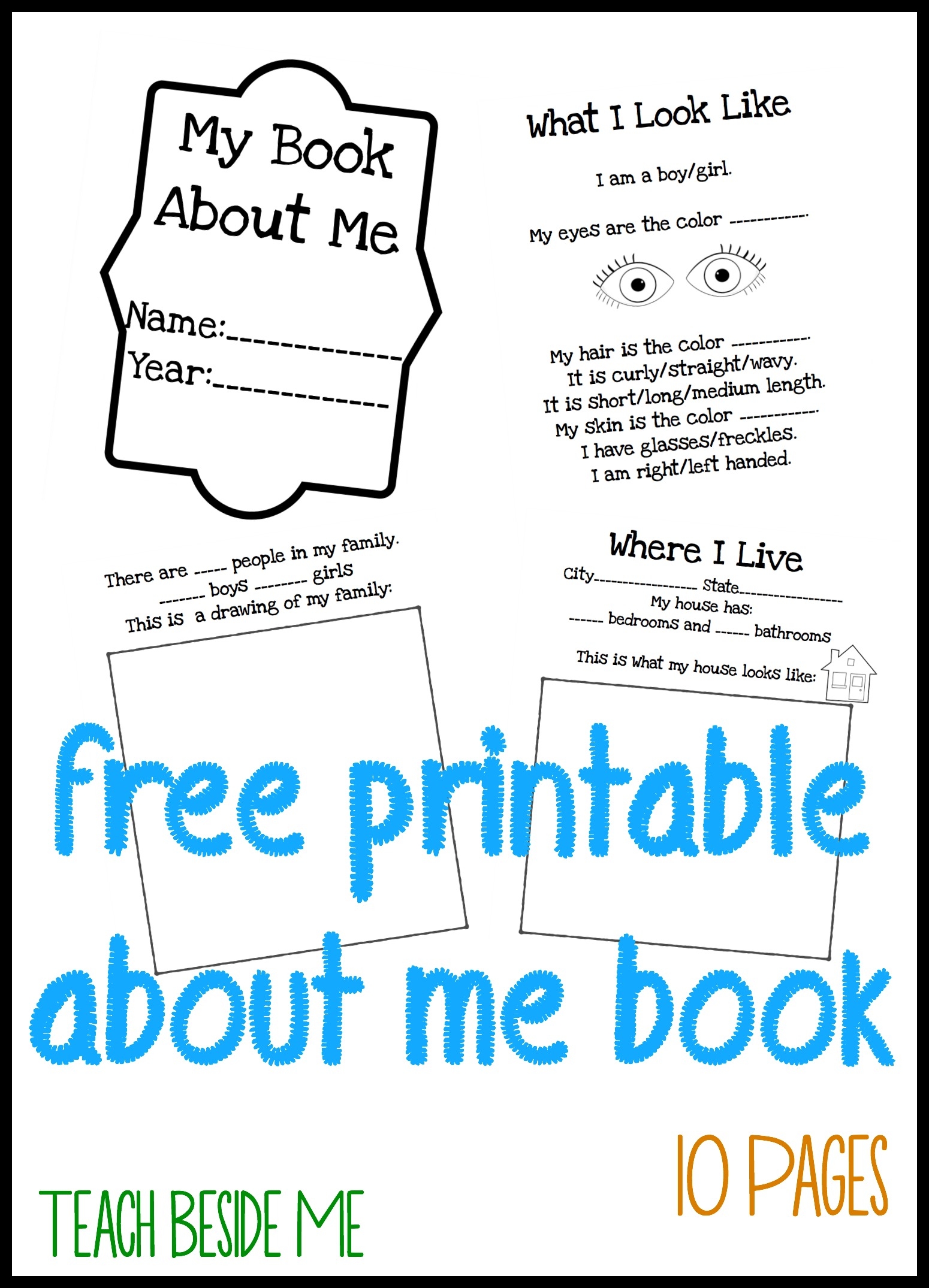 Printable Preschool Books