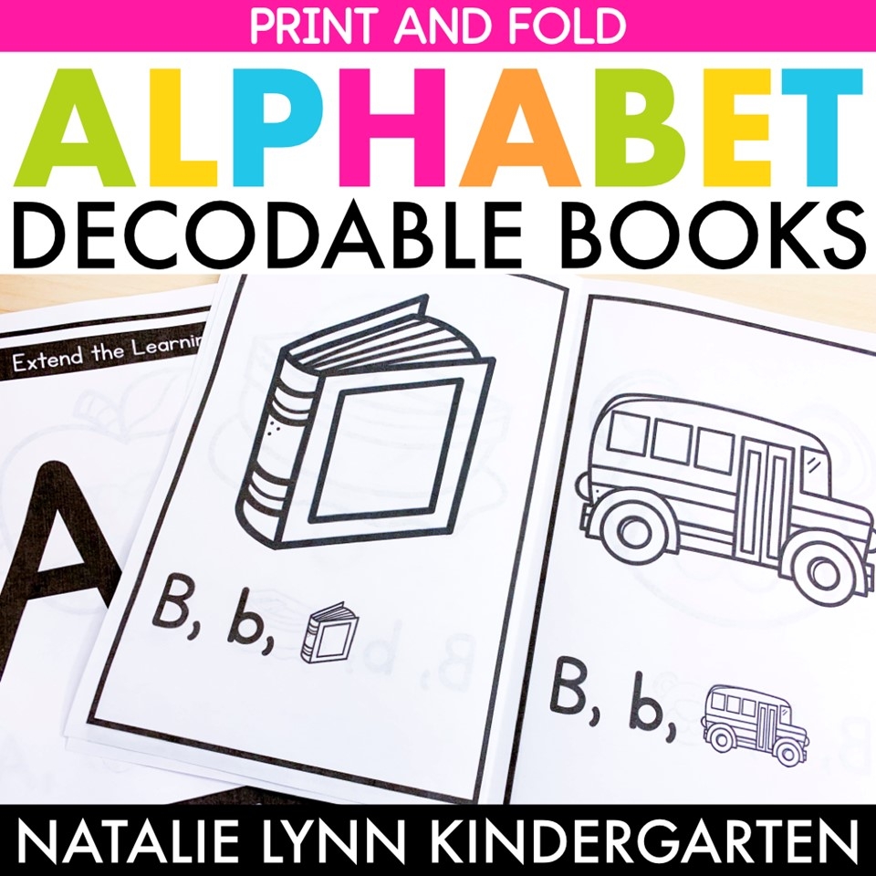 Alphabet Books Decodable Readers For Preschool Pre K Kindergarten