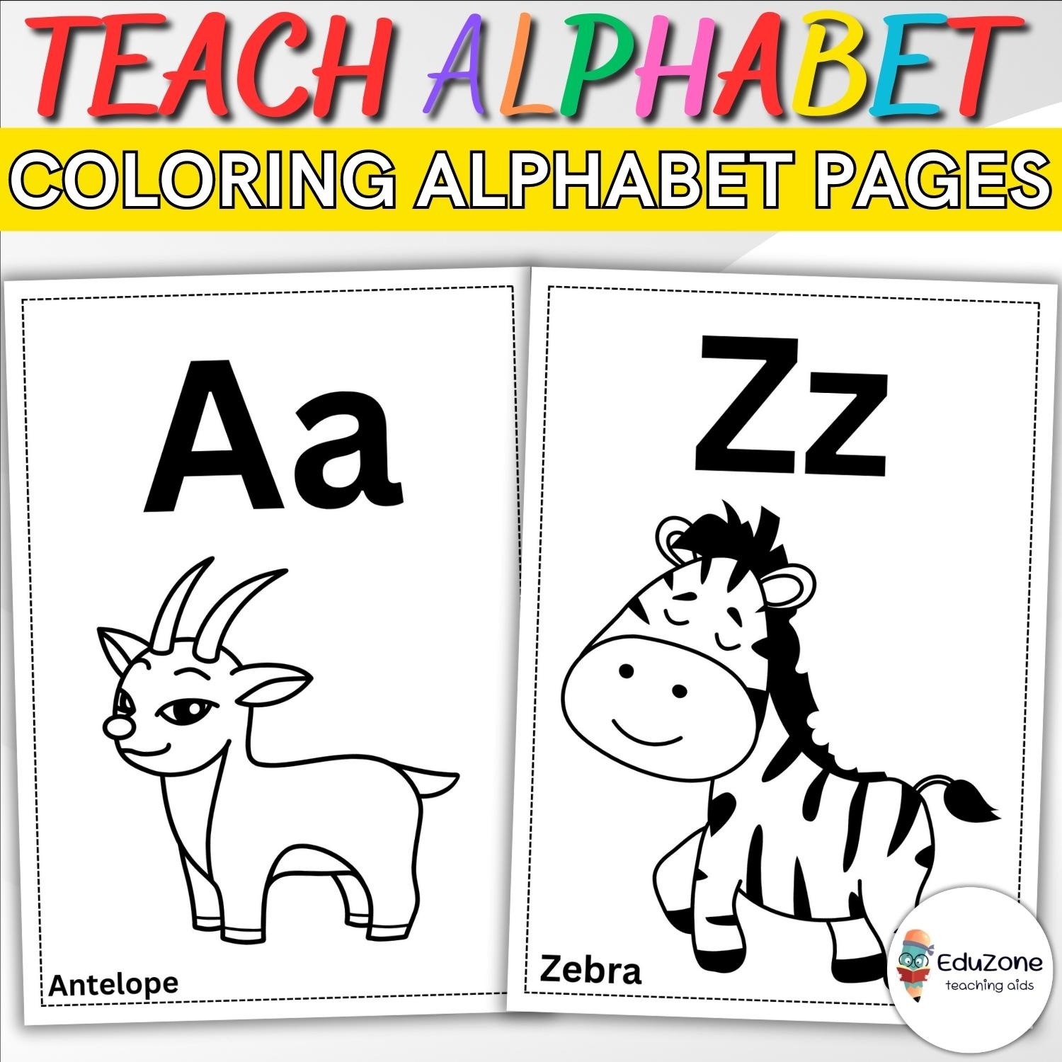Printable Preschool Alphabet Coloring Pages