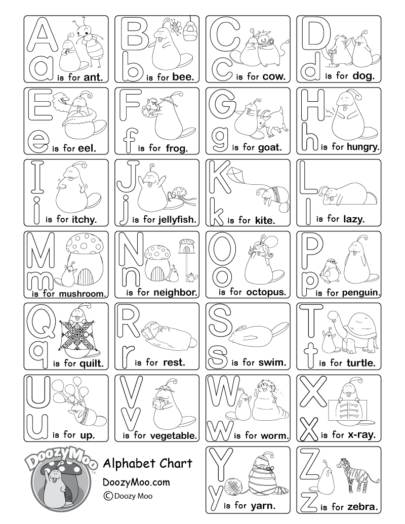 Printable Preschool Alphabet