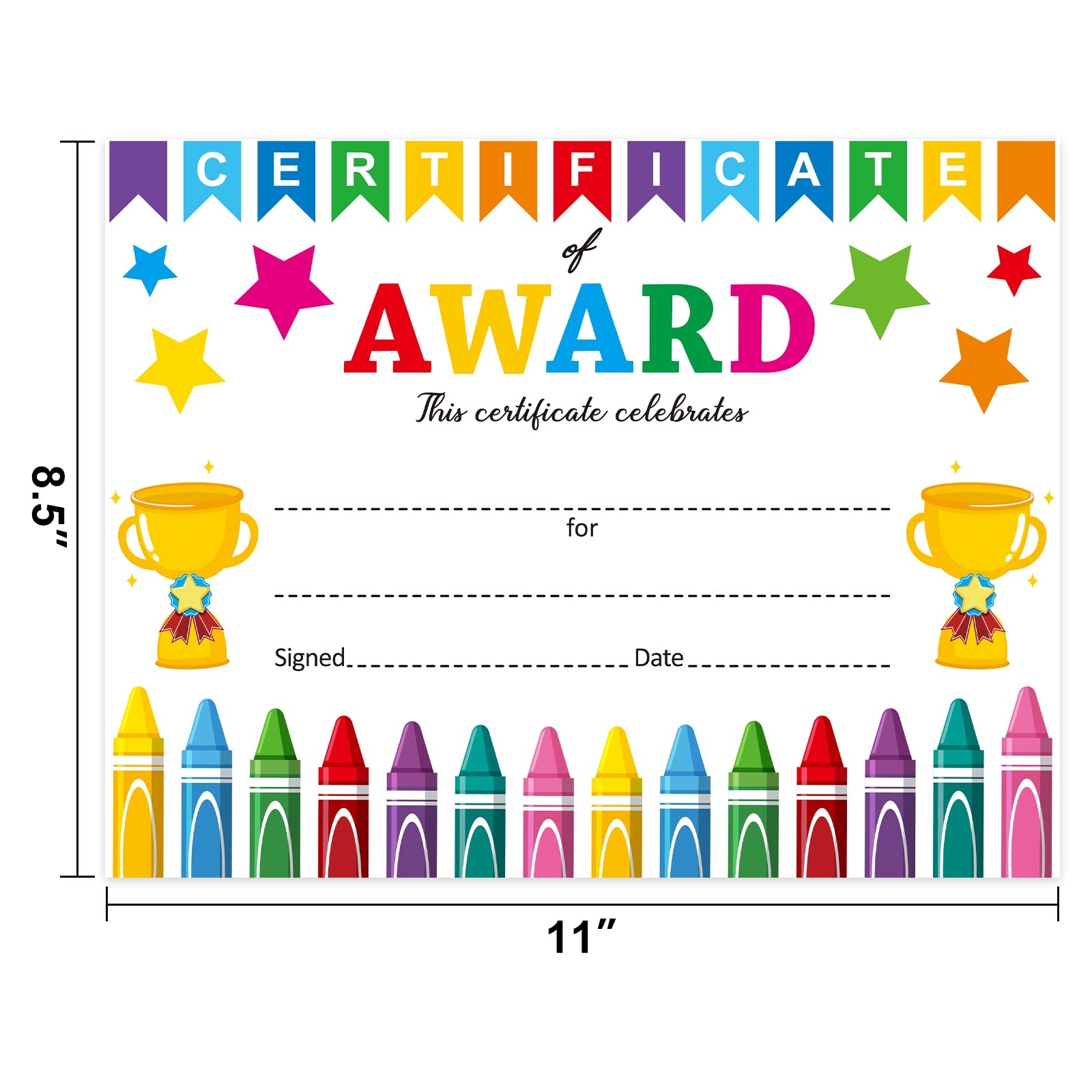 Printable Preschool Achievement Certificates