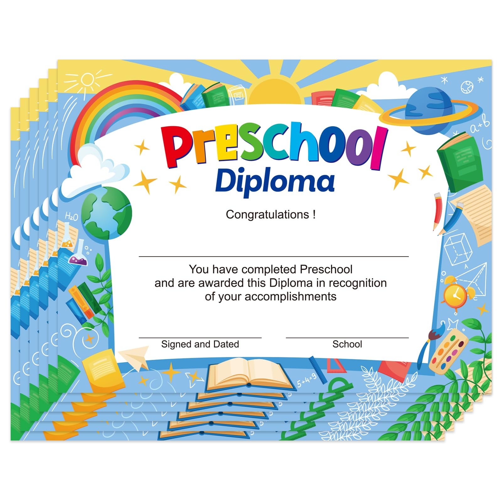 Printable Preschool Certificates Awards