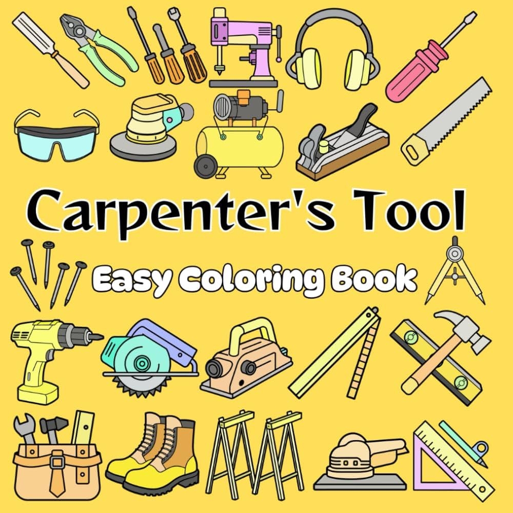 Printable Preschool Tools Coloring Pages