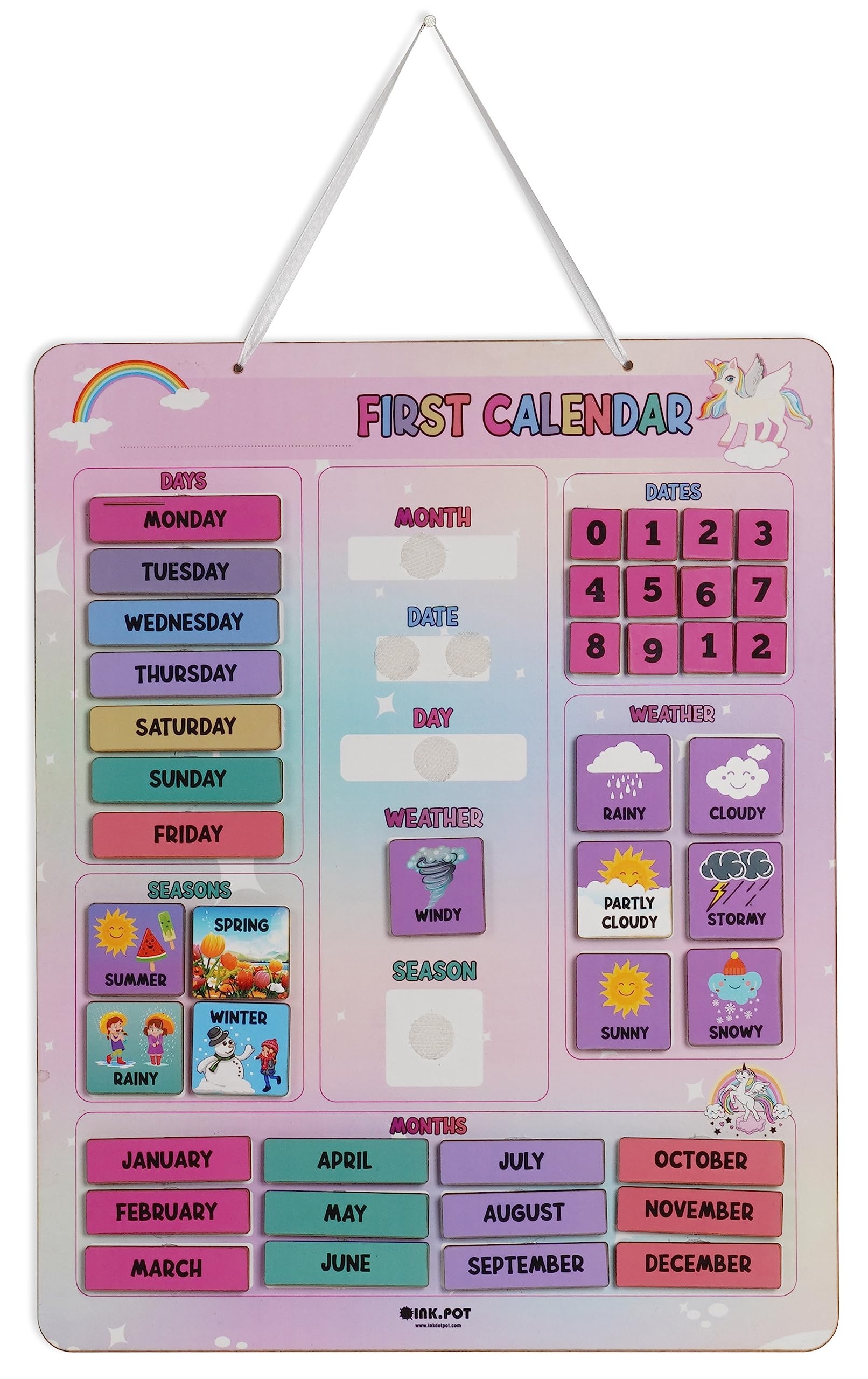 Printable Preschool Calendar Months