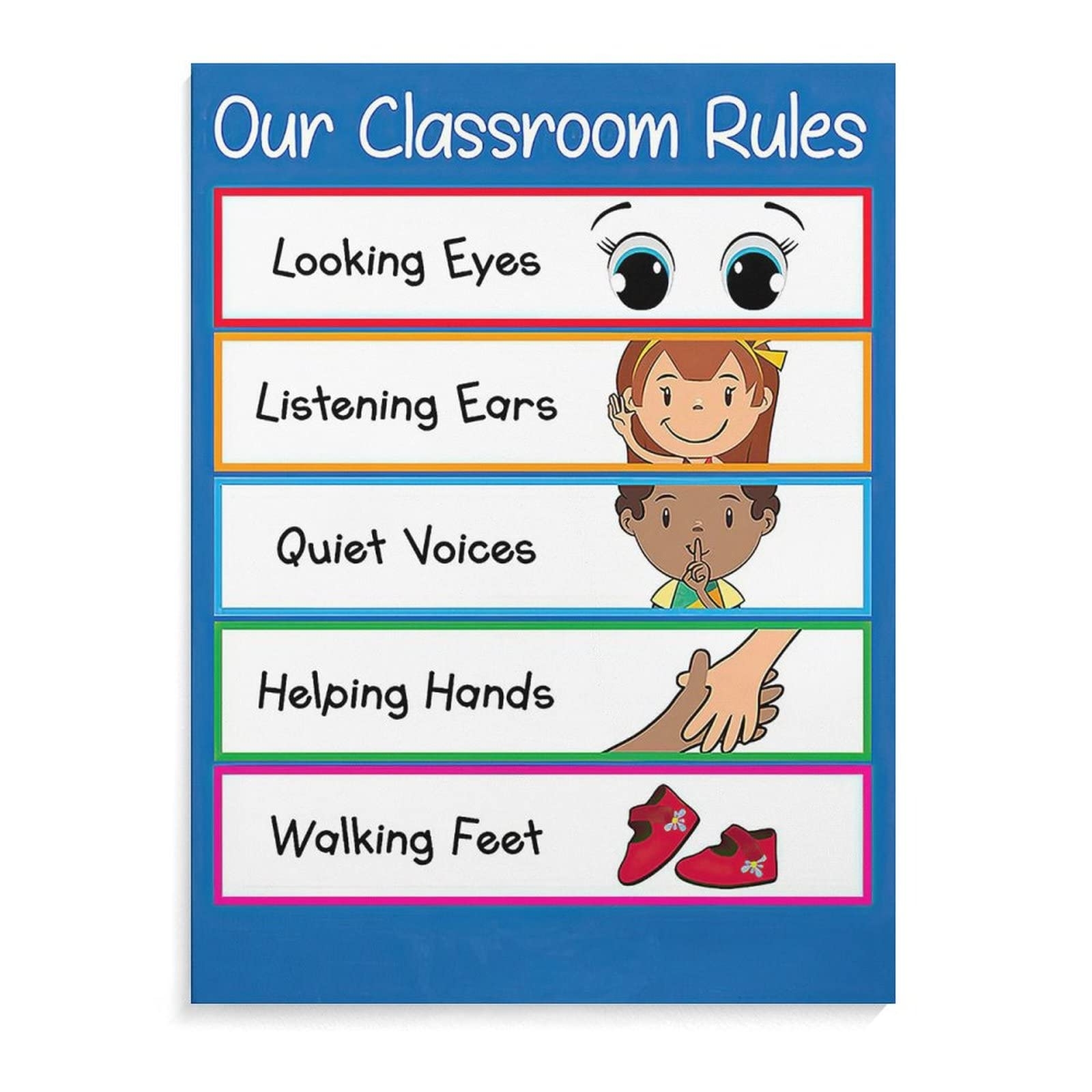 Printable Preschool Rules With Pictures