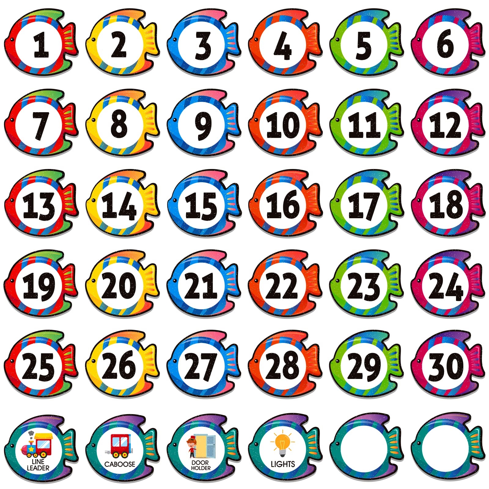 Amazon WhatSign 36Pcs Line Up Spots For Classroom Floor Numbers Stickers For Classroom Lining Up Floor Dots Decals Line Up Numbers For Classroom 