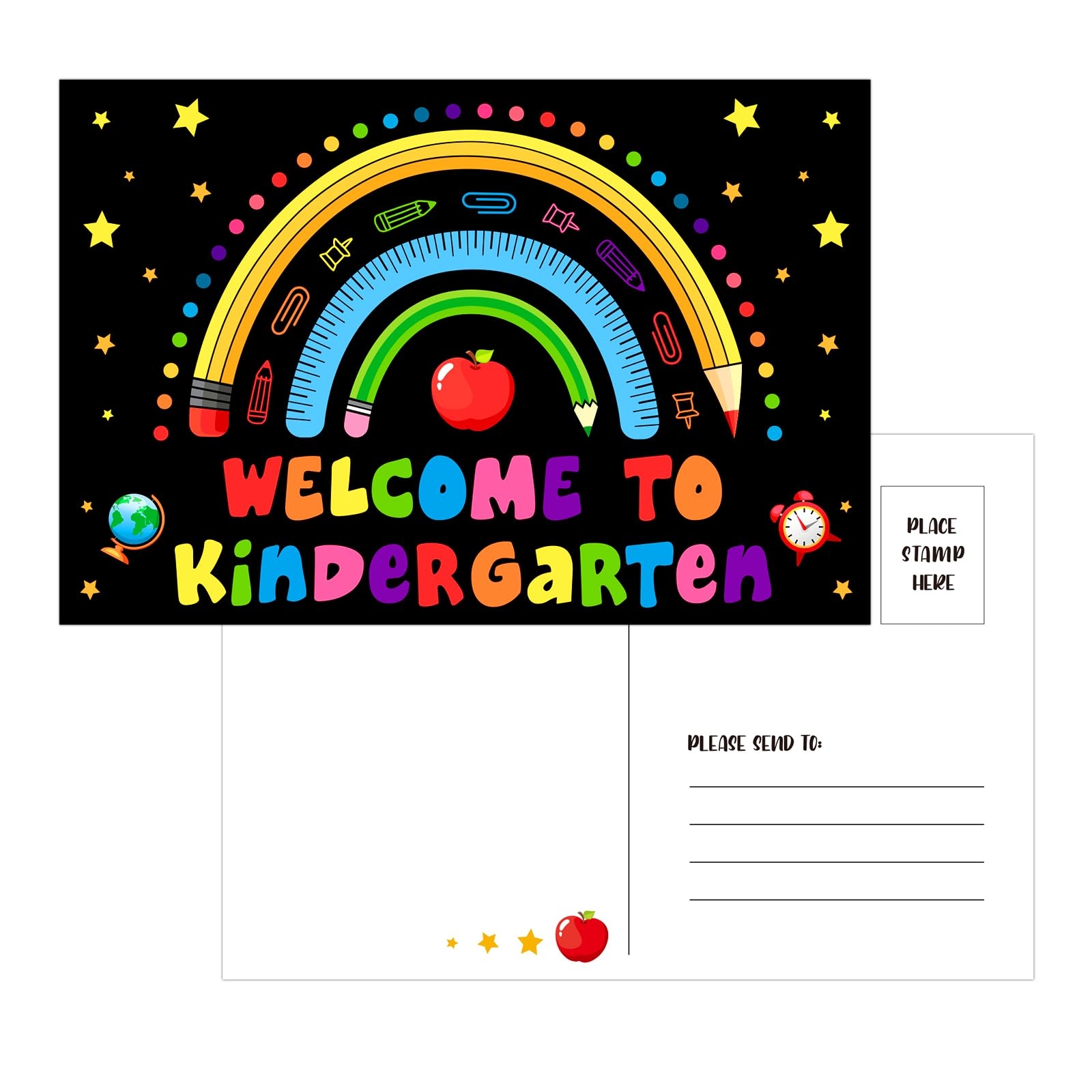 Amazon WhatSign Welcome To Kindergarten Postcards For Students Back To School Postcards 30Pcs Welcome To Our Class Postcards Welcome Back To School Postcards For Students Kids Preschool Teacher Supplies Office