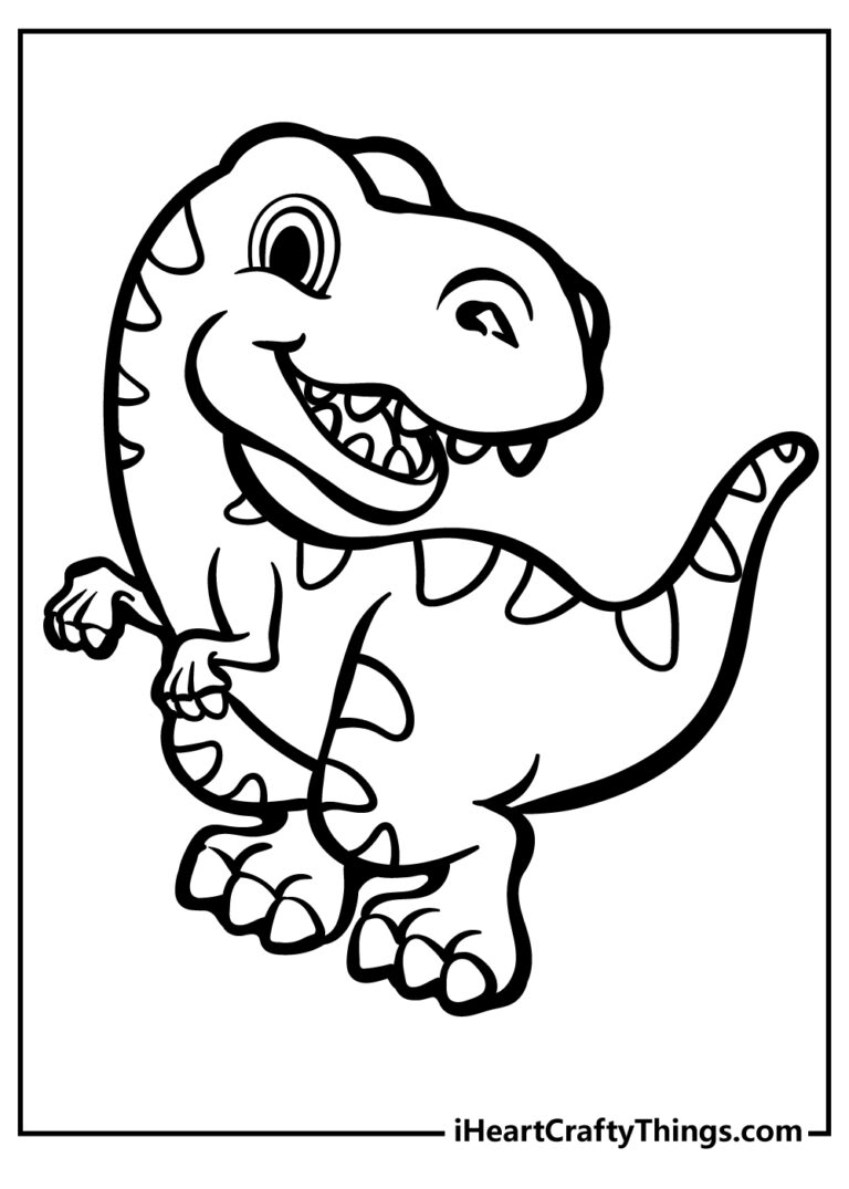 Baby Dinosaur Coloring Pages 100 Free Printables 