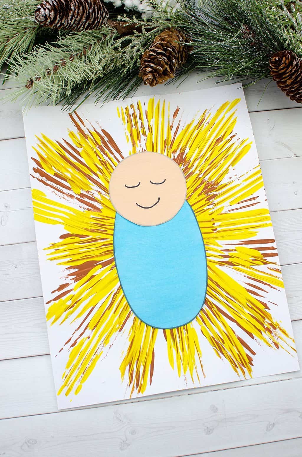 Baby Jesus Christmas Craft Big Family Blessings