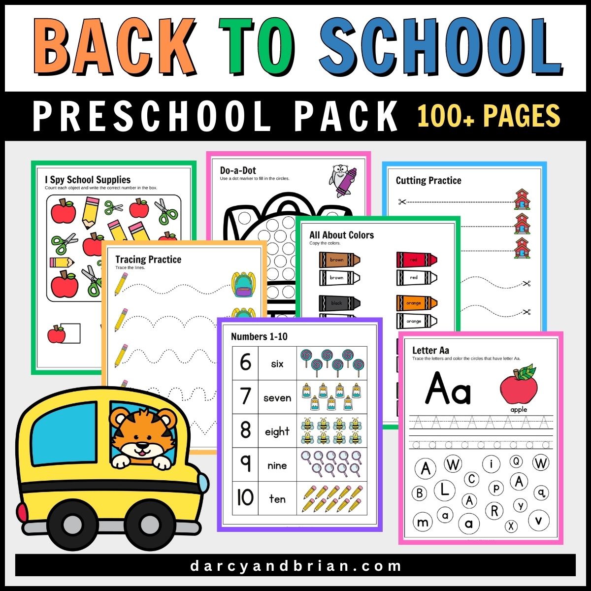 Printable Pack For Preschool