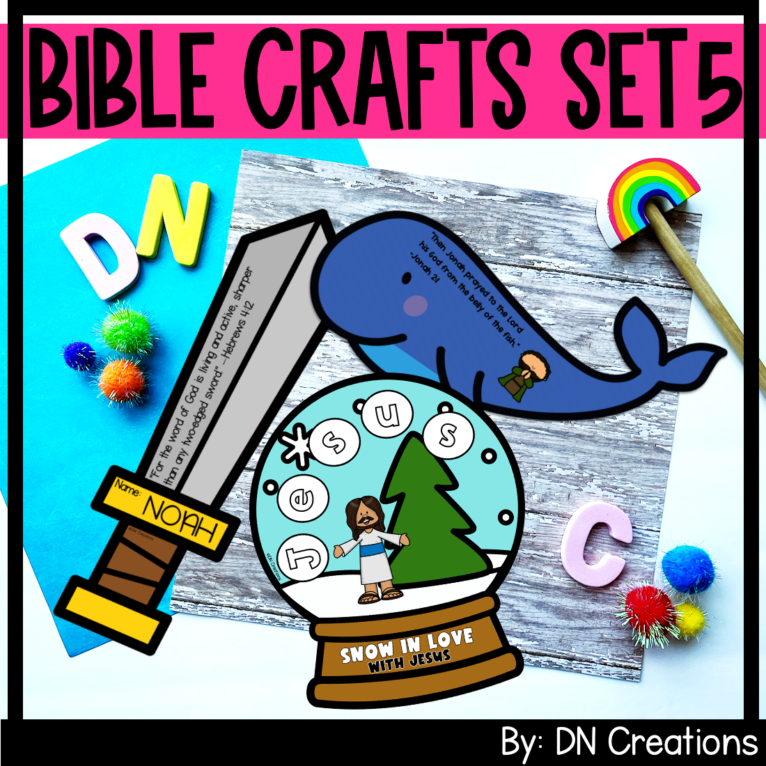 Bible Craft Set 5 Fun Bible Crafts Sunday School Crafts Made 