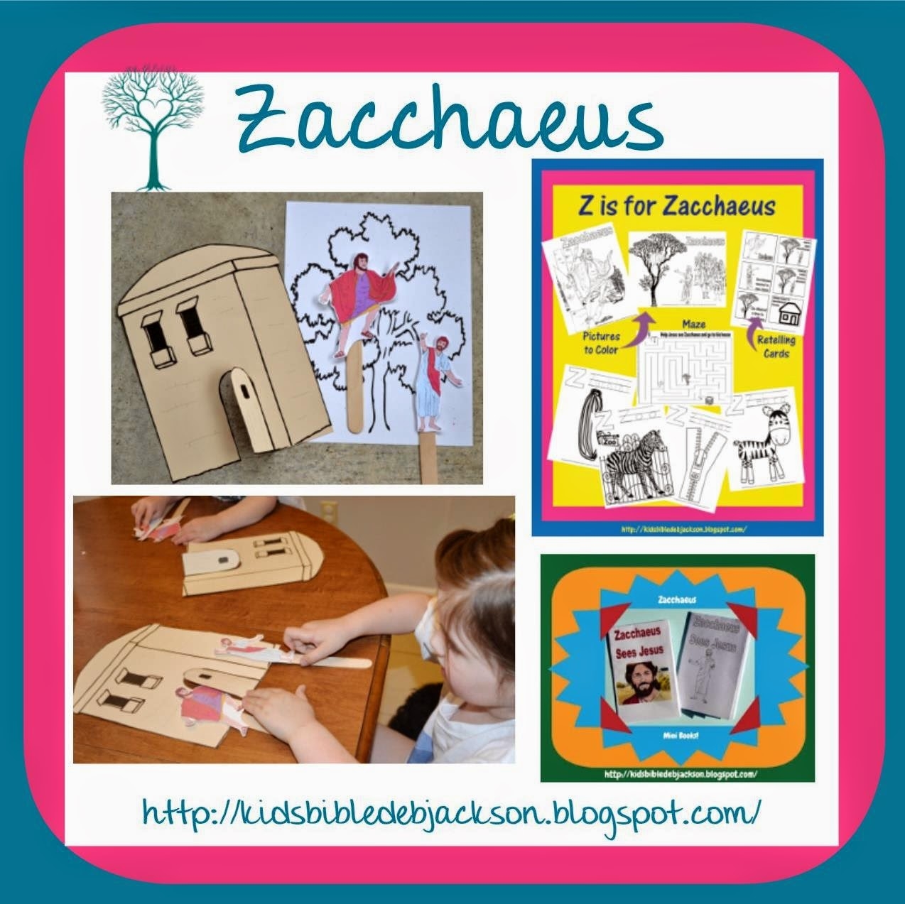 Printable Picture Of Zacchaeus For Preschool