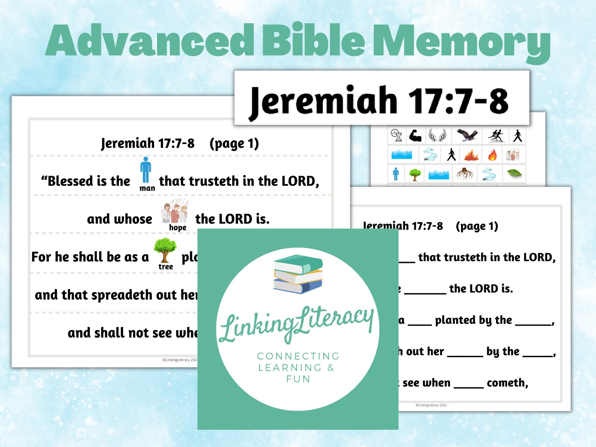 Bible Memorization Game advanced Sunday School Or Homeschool