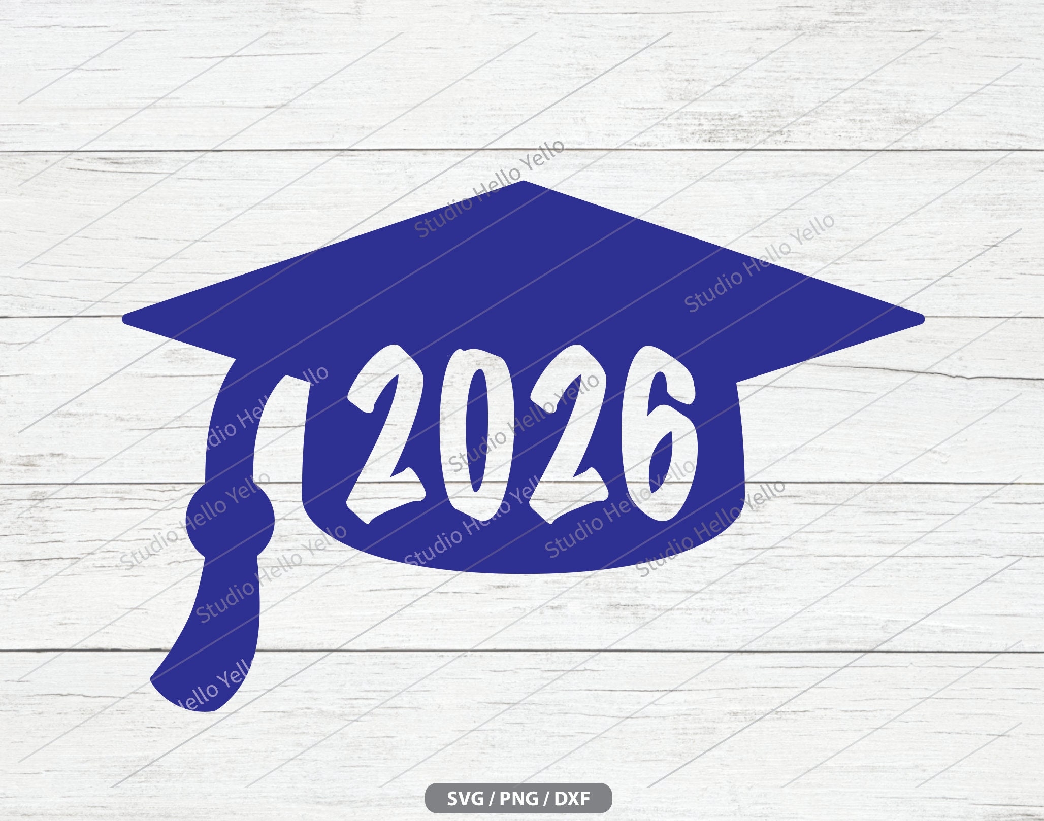 Printable Preschool 2026 Graduation Cap Template