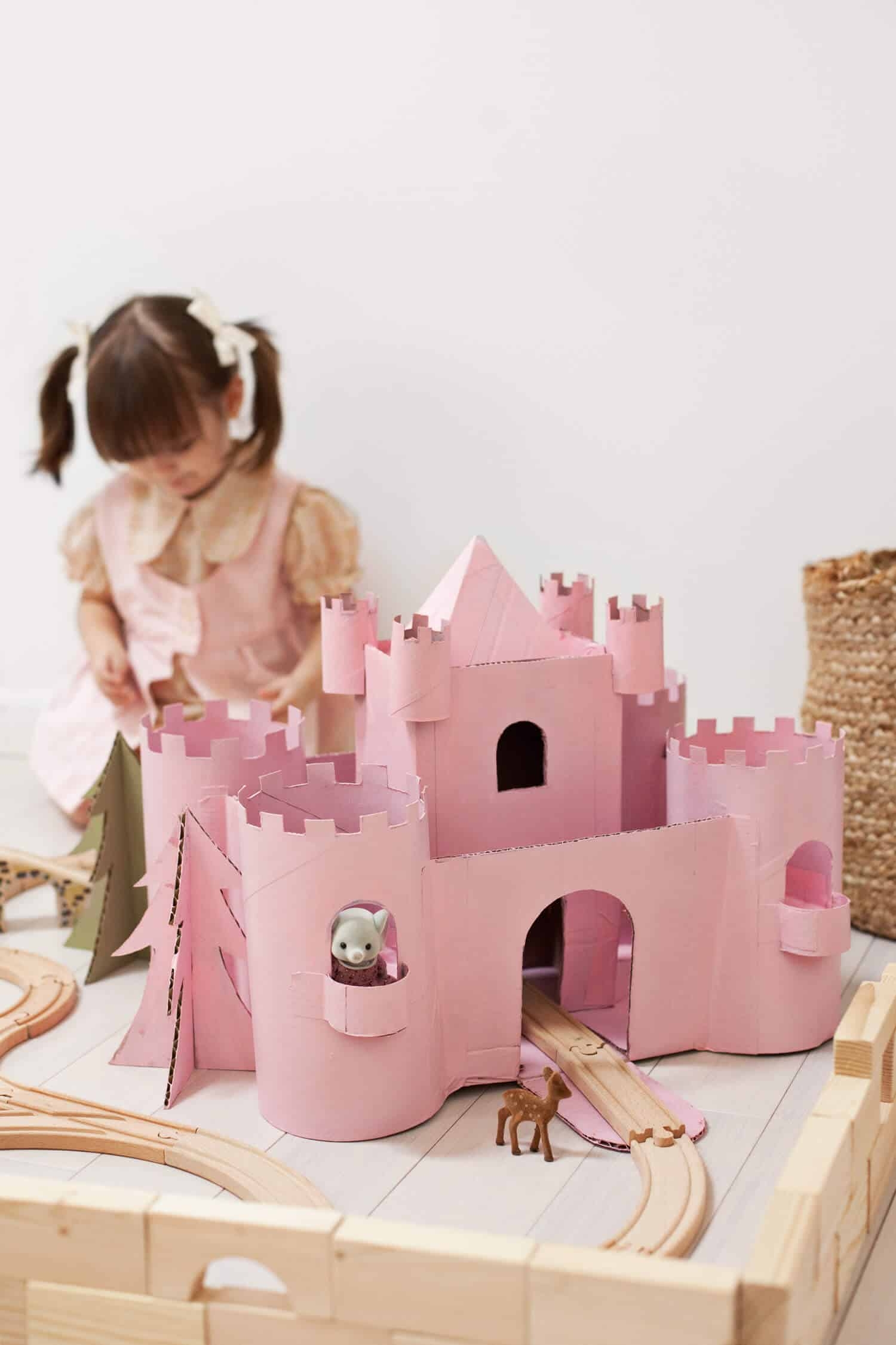Printable Paper Castle Playset For Preschoolers