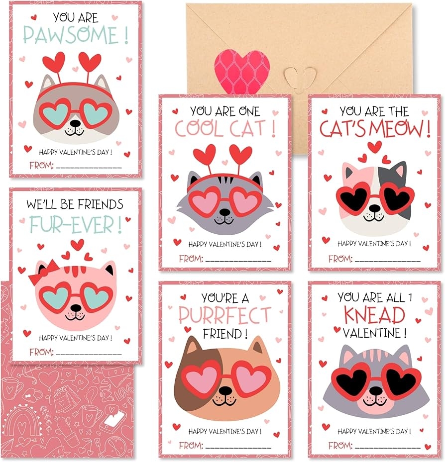 Printable Preschool Valentines Day Cards