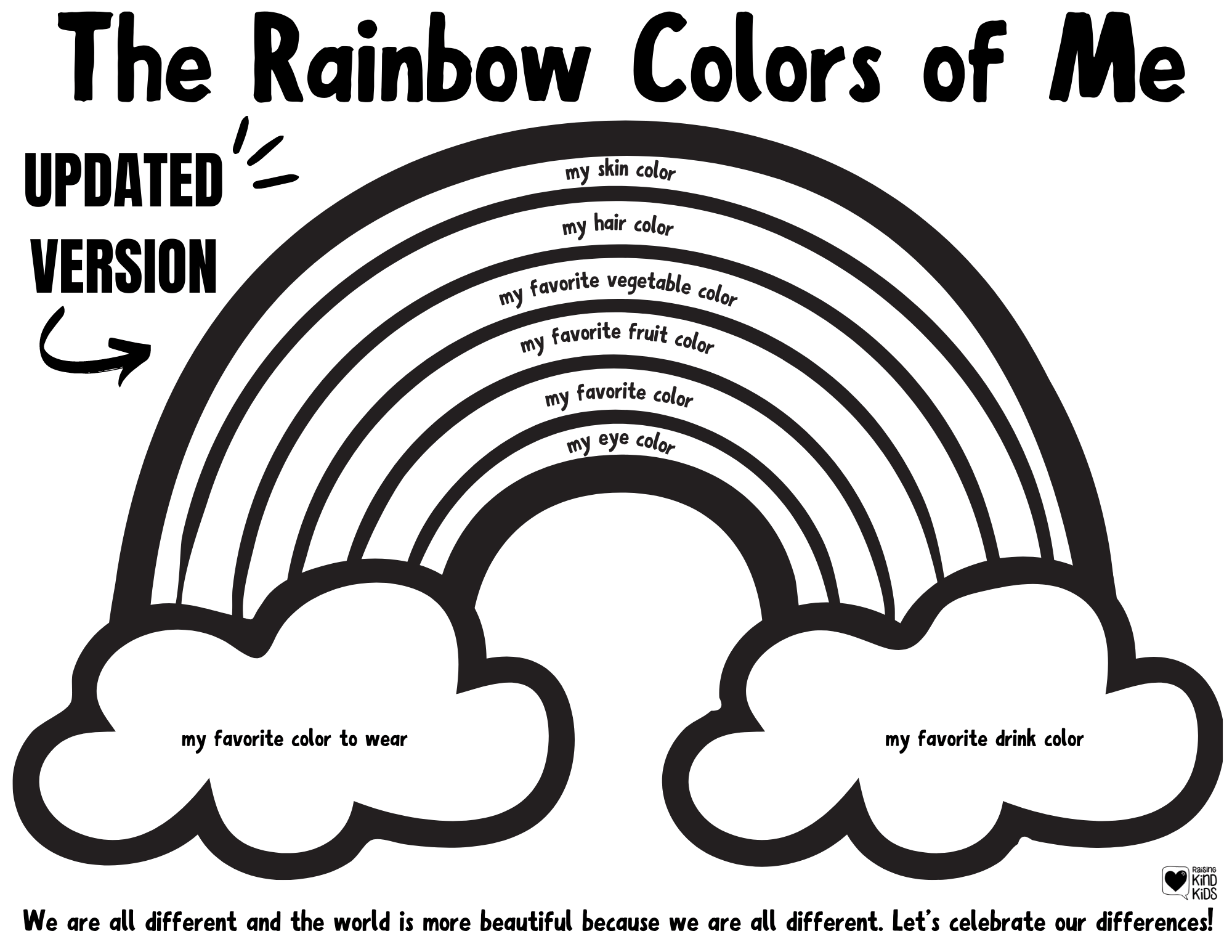 Celebrate Differences And Diversity With The Rainbow Colors Of Me