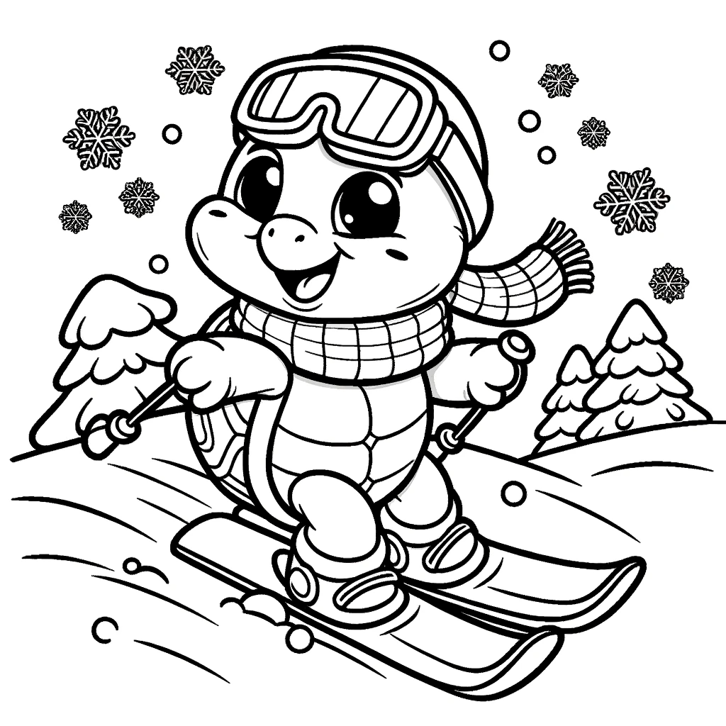 Printable Preschool Coloring Pages Winter Theme