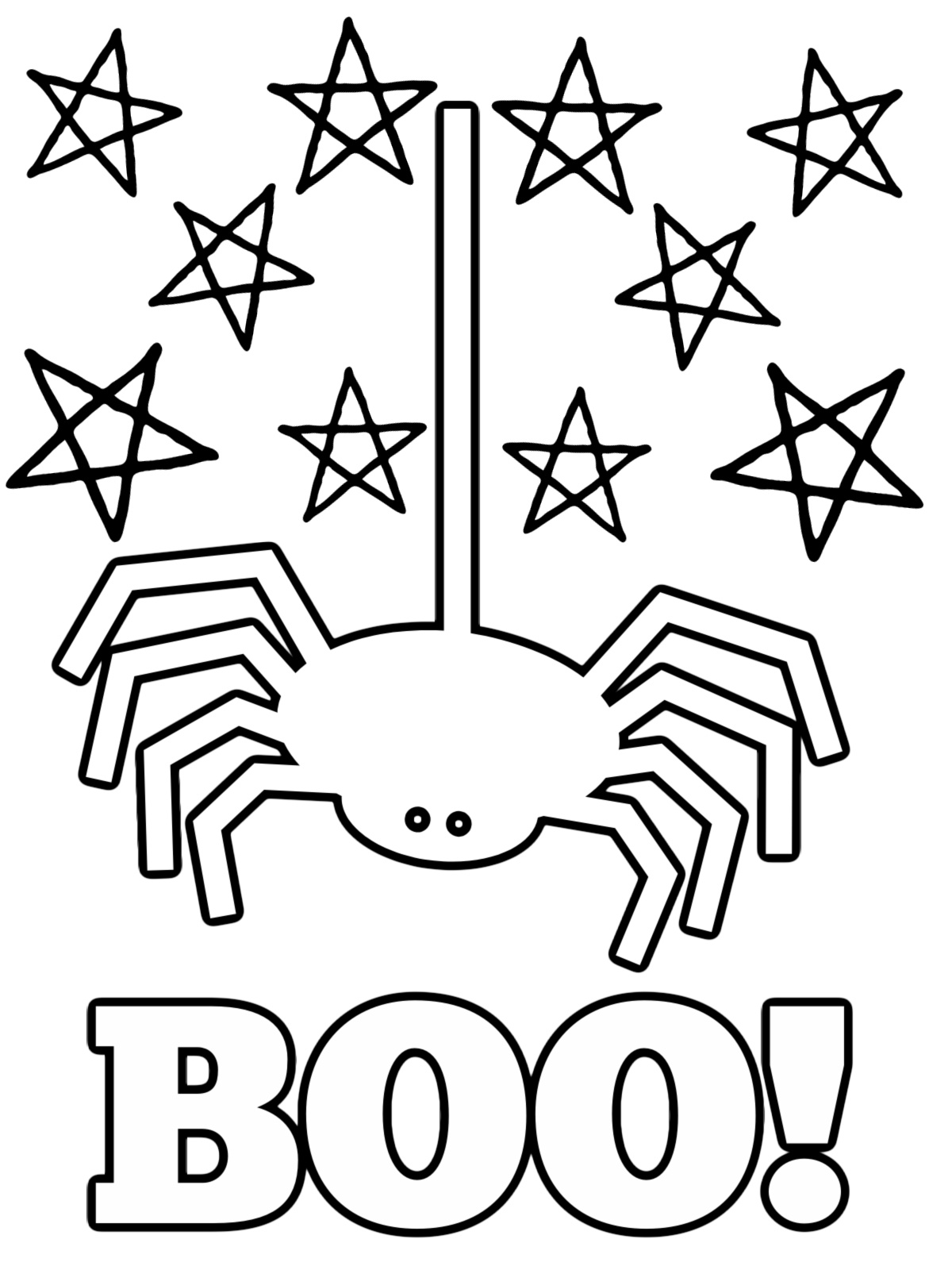Printable Preschool Halloween Coloring Sheets