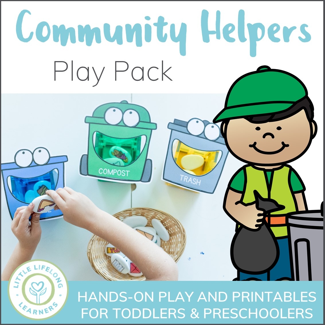 Printable Preschool Community Helper Figer Play