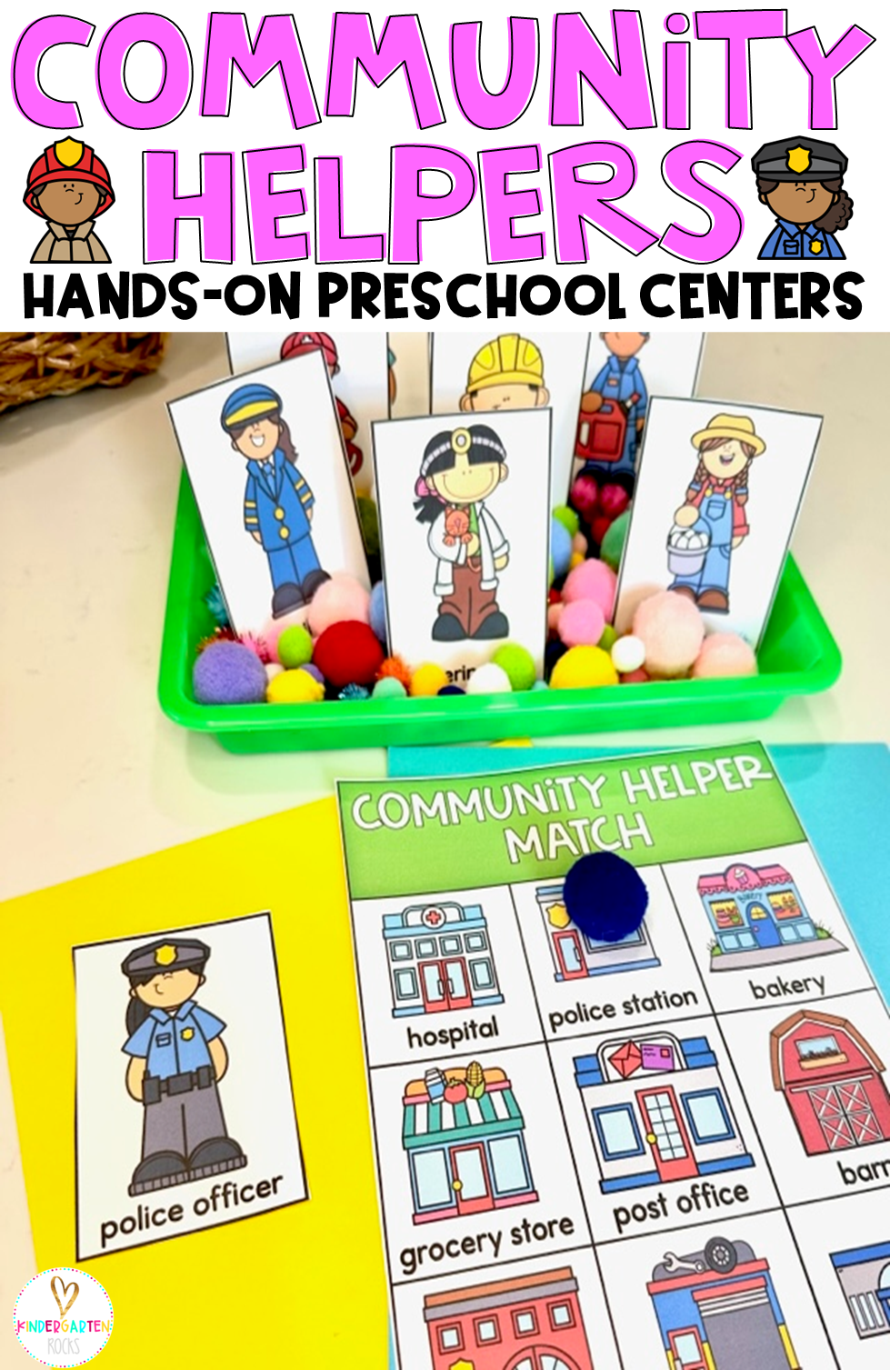 Community Helpers Printables And Centers For Preschool 