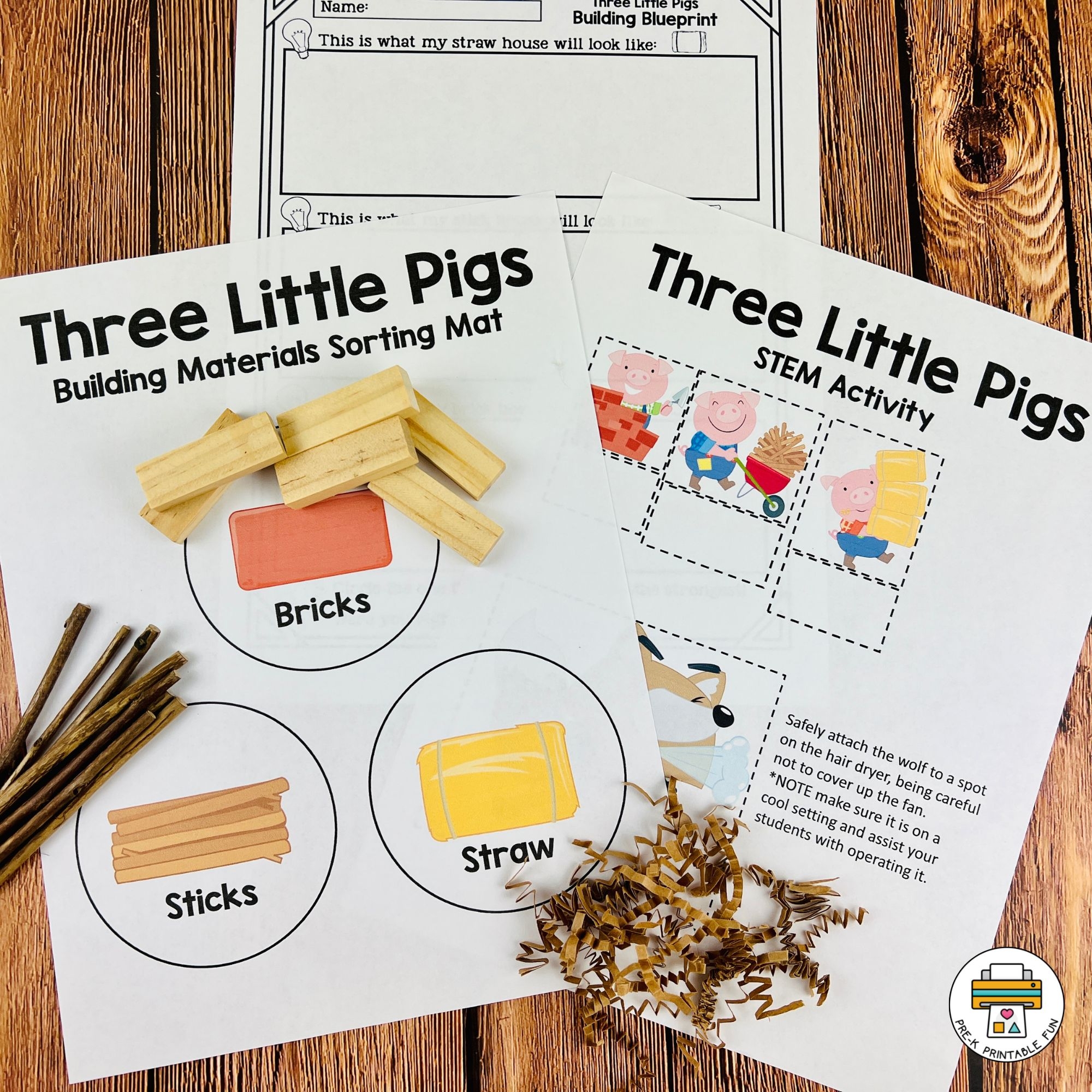 Construction And Building Preschool Activity Pack
