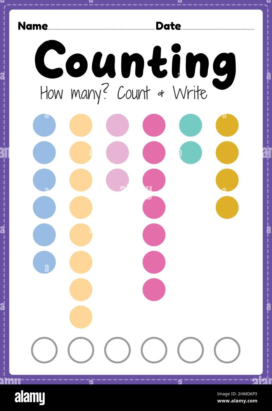 Math Preschool Worksheet