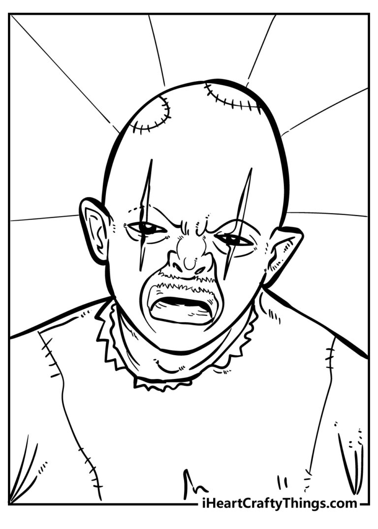 Creepy Coloring Pages 100 Free Printables 