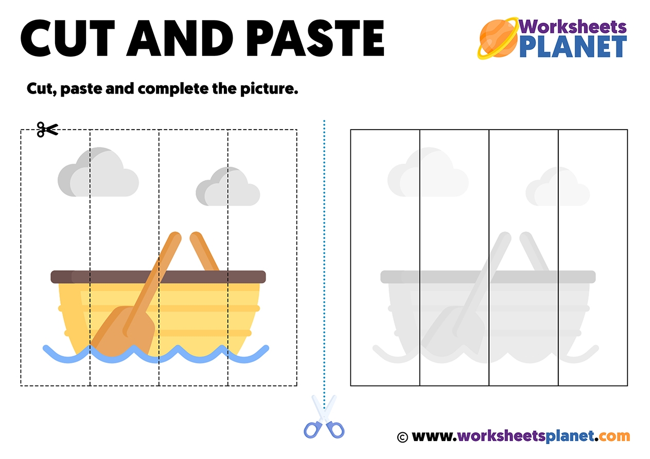Cut And Paste Printable Worksheets For Kids Ready To Print