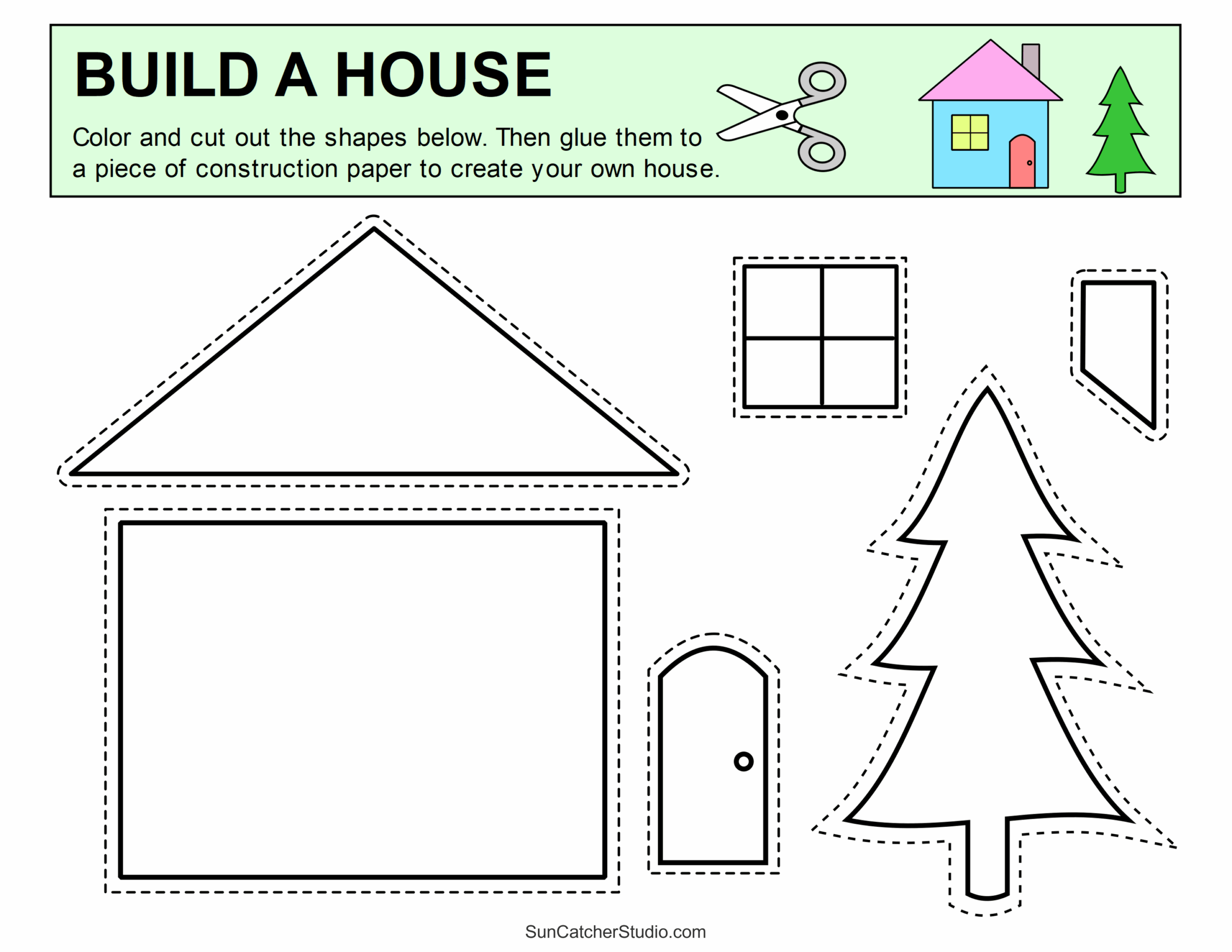 Cut And Paste Worksheets Printable Activities For Kids Free Printables Monograms Design Tools Patterns U0026 DIY Projects
